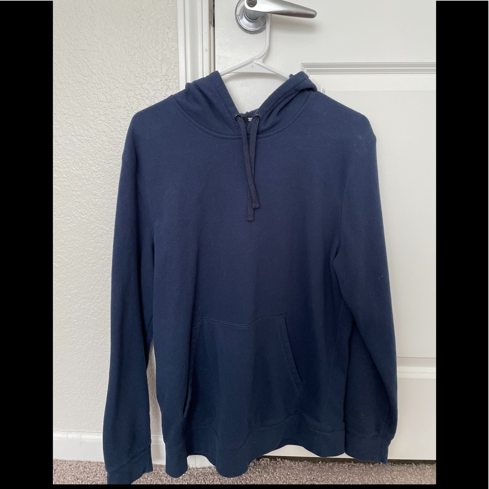 Men's Tek Gear® Ultra Soft Fleece Hoodie - Size M - Color Dress Blue
